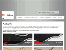 Tablet Screenshot of huether.com
